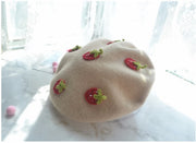 strawberry beret, view 6 - MRSLM