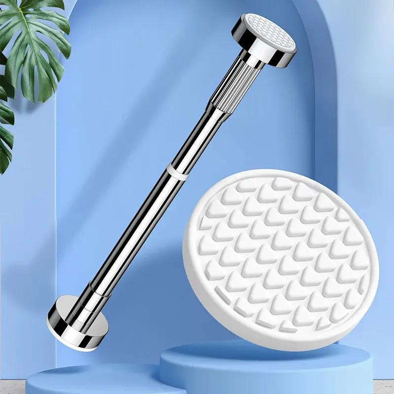 Adjustable stainless steel shower curtain rod - MRSLM
