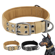 adjustable tactical nylon dog collar, view 4 - MRSLM