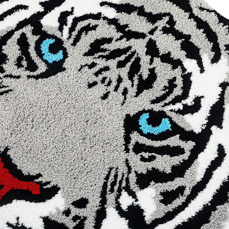 tiger head tufted rug, view 11 - MRSLM
