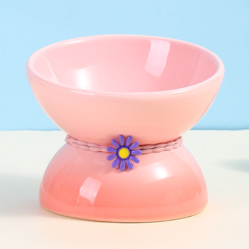 small ceramic cat bowl, view 4 - MRSLM