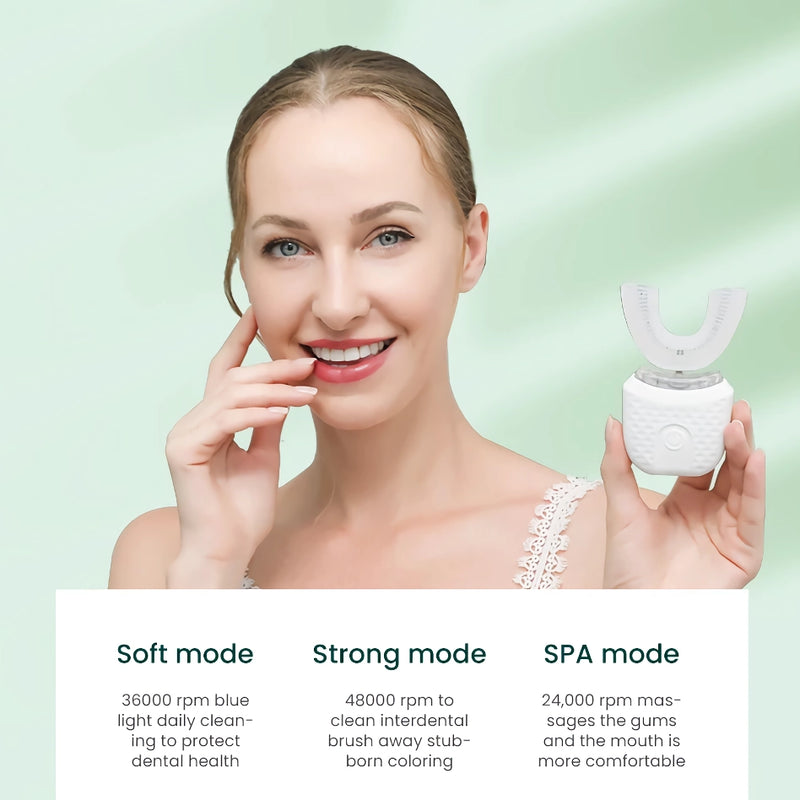 u-shaped ultrasonic electric toothbrush, view 7 - MRSLM