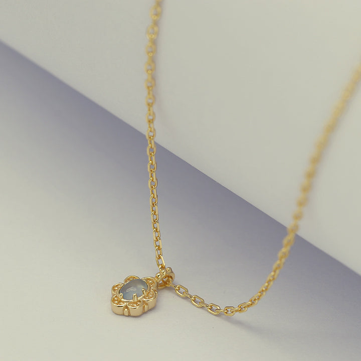 Blue Treasure Sterling Silver Necklace