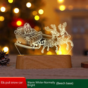 christmas 3d acrylic led night light, view 8 - MRSLM