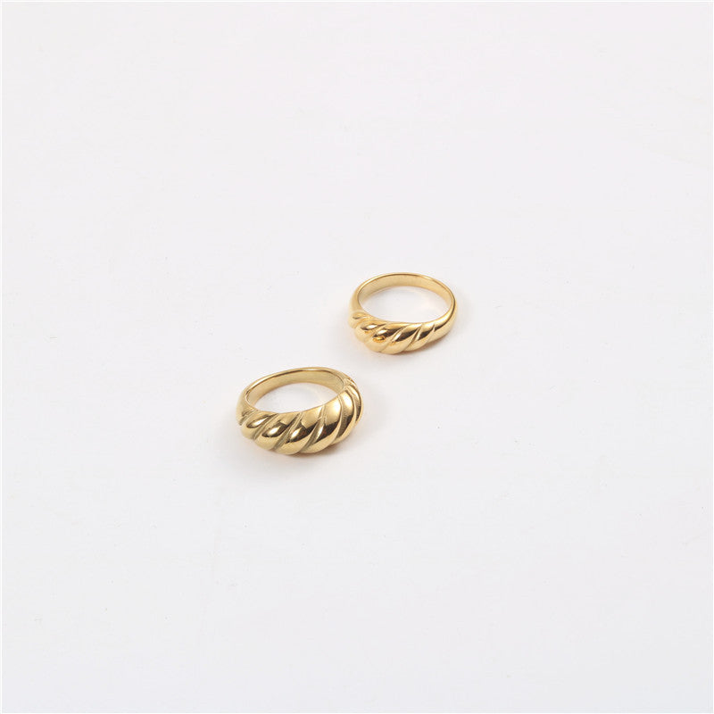 titanium steel bread ring, view 2 - MRSLM