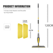 360 rotating microfiber floor mop, view 3 - MRSLM