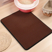 foldable waterproof cat litter mat, view 5 - MRSLM