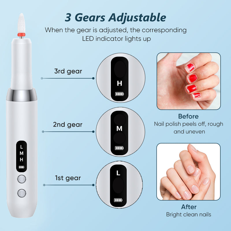 multifunctional electric manicure machine, view 6 - MRSLM