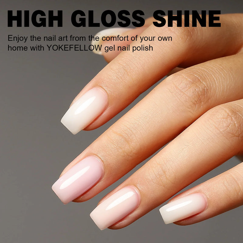 sheer pastel gel nail polish kit, view 8 - MRSLM