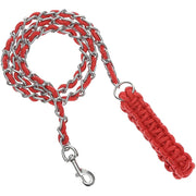 heavy duty metal chain dog leash, view 2 - MRSLM