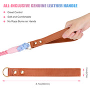 no-tangle braided dog leash, view 10 - MRSLM