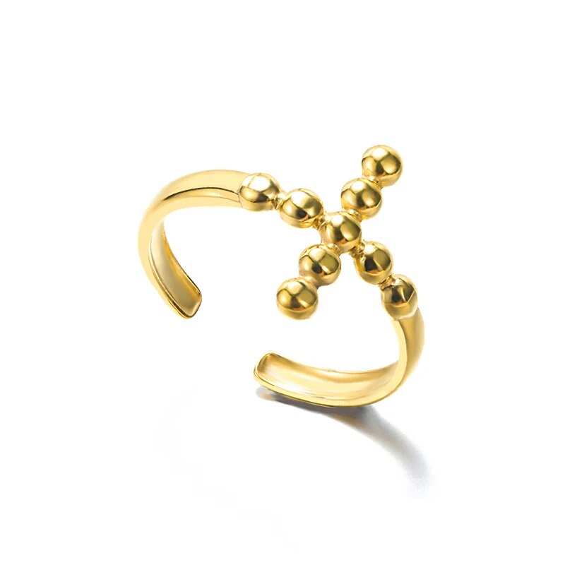 Stainless steel minimalist rings, view 3 - MRSLM