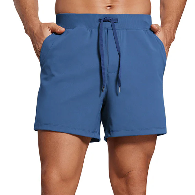 men's 5 inch four-way stretch workout shorts - MRSLM