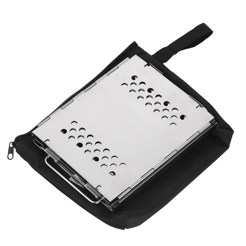 portable camping barbecue grill, view 5 - MRSLM