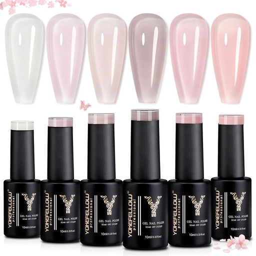 jelly nude gel polish set - MRSLM