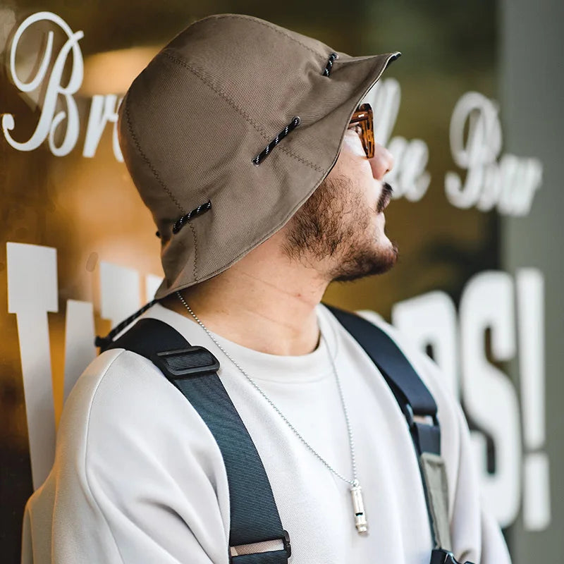 adjustable dual-sided bucket hat, view 4 - MRSLM