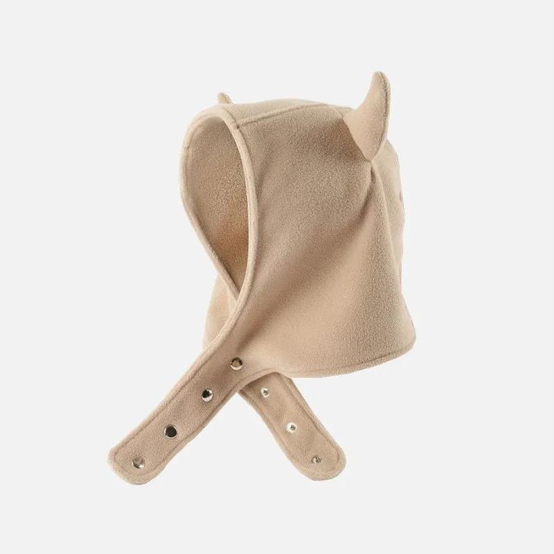 Plush bomber hat with devil ears, view 12 - MRSLM