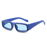 Rectangle punk sunglasses, view 4 - MRSLM