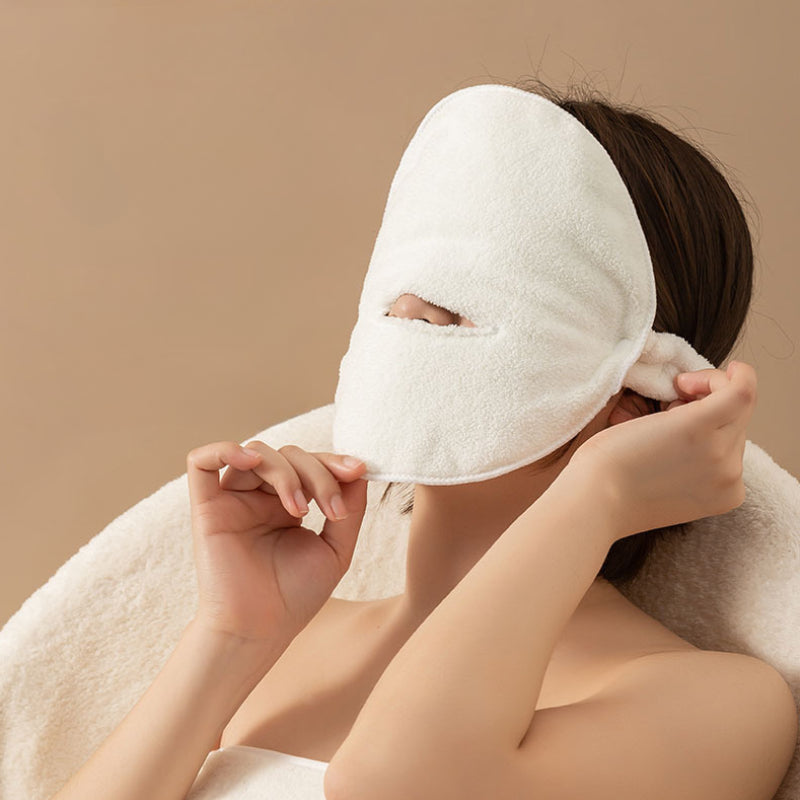 hot compress facial towel mask, view 5 - MRSLM
