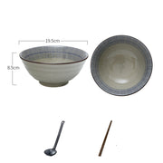 japanese ceramic ramen bowl, view 10 - MRSLM