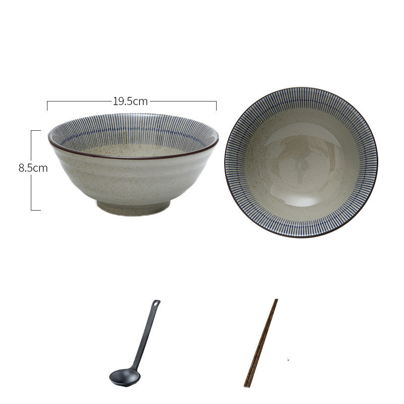 japanese ceramic ramen bowl, view 10 - MRSLM