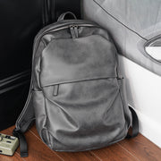 simple gray men's backpack, view 2 - MRSLM