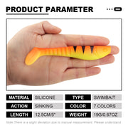 5 inch paddle tail soft swimbait, view 10 - MRSLM
