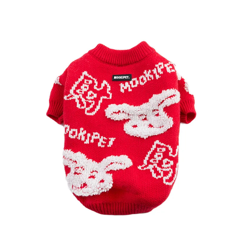 chinese new year dog sweater, view 6 - MRSLM