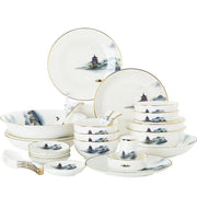 new chinese ceramic tableware set, view 6 - MRSLM