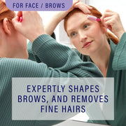 Precision facial and eyebrow razors for women, view 3 - MRSLM