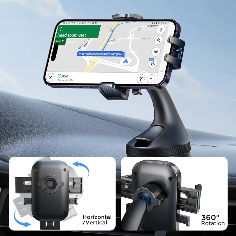 360 rotation car phone holder, view 7 - MRSLM