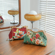 printed shell crossbody clutch bag, view 9 - MRSLM