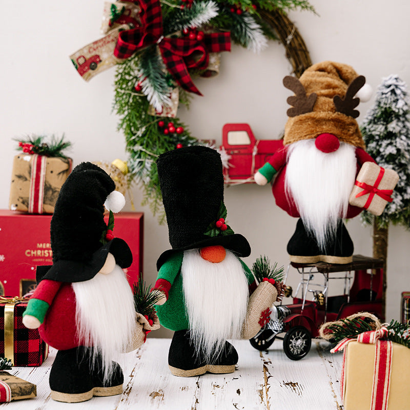 Plush Christmas gnome doll, view 3 - MRSLM
