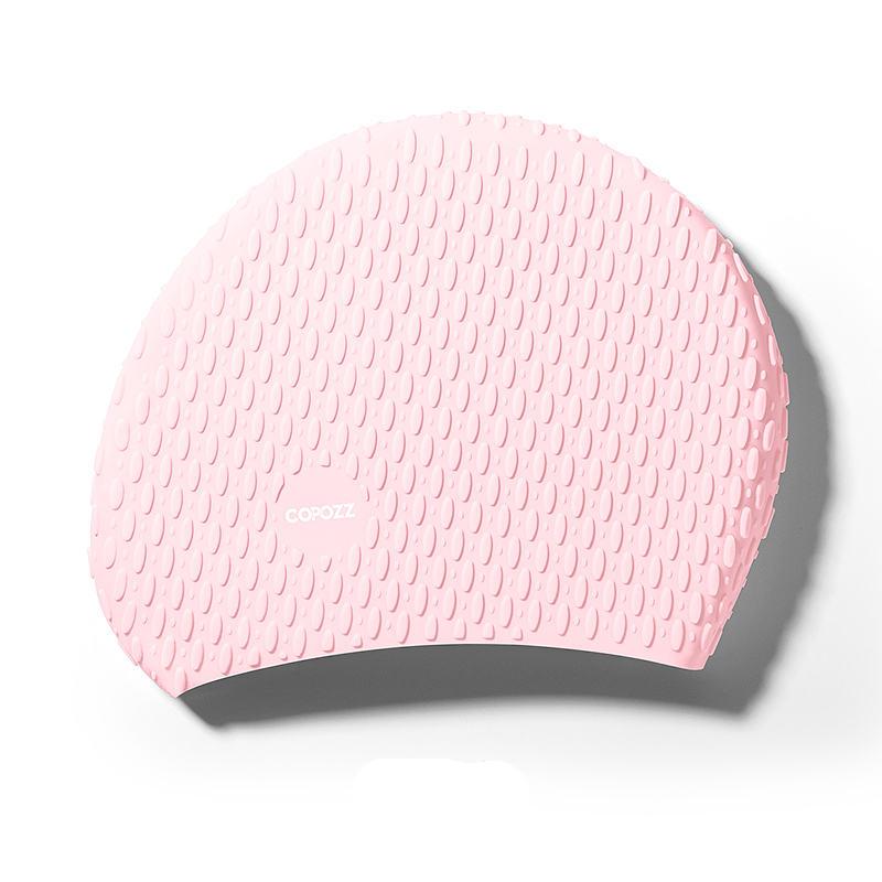 silicone swimming cap for long hair, view 7 - MRSLM
