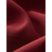 retro red long sleeve square neck dress, view 5 - MRSLM