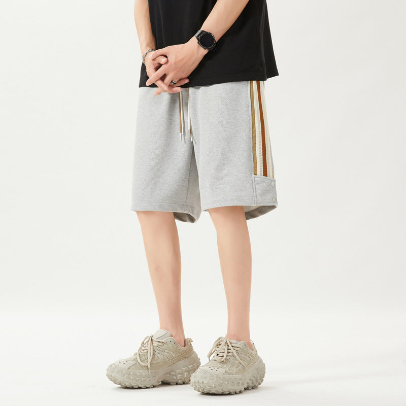 loose waffle cropped pants, view 5 - MRSLM