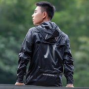 men's waterproof hooded cycling jacket, view 5 - MRSLM