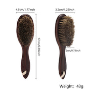 barber beard and shaving brush with horsehair, view 7 - MRSLM
