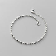 s925 silver bean bead butterfly bracelet, view 4 - MRSLM