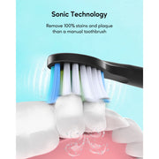 sonic electric toothbrush with 8 heads, view 5 - MRSLM