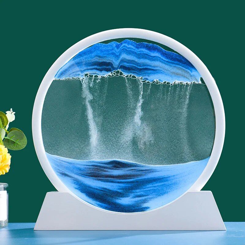 deep sea moving sand hourglass, view 7 - MRSLM