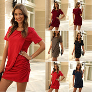 short sleeve pleated maxi dress - MRSLM