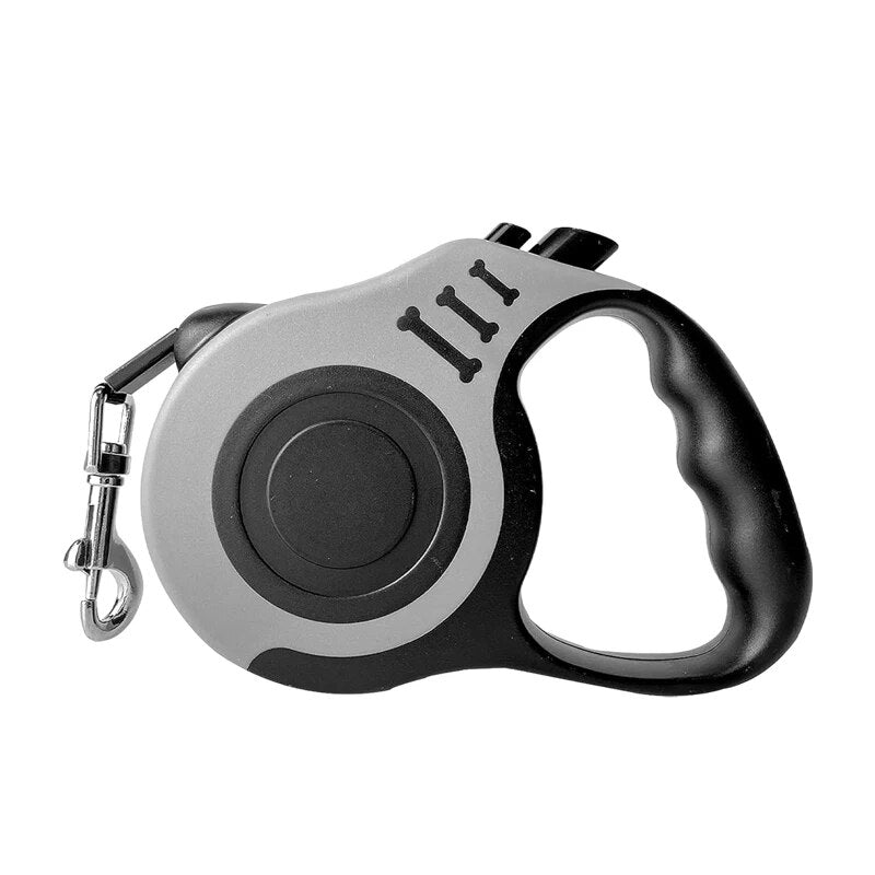 retractable nylon dog leash, view 2 - MRSLM