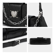 punk chain underarm purse, view 10 - MRSLM