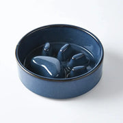 ceramic slow feeding pet bowl, view 4 - MRSLM