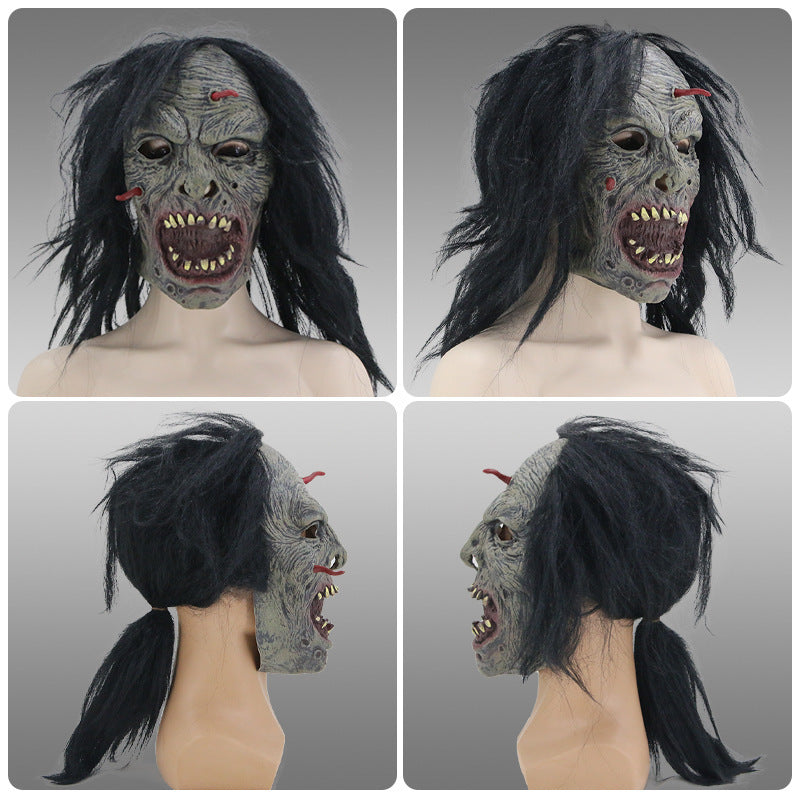 Horror latex headgear mask - MRSLM