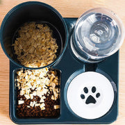 automatic pet feeder and water dispenser set, view 5 - MRSLM