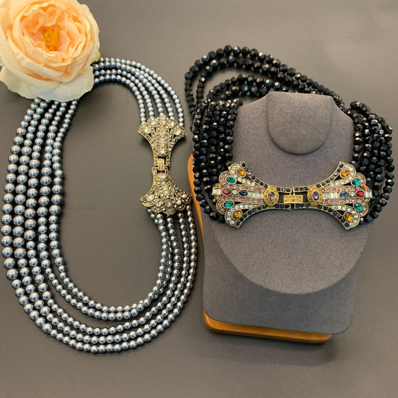 ball bow fashion necklace - MRSLM
