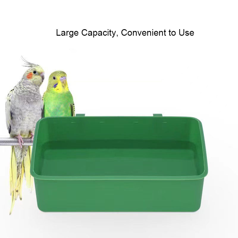 bird food water bowl and bath basin, view 5 - MRSLM