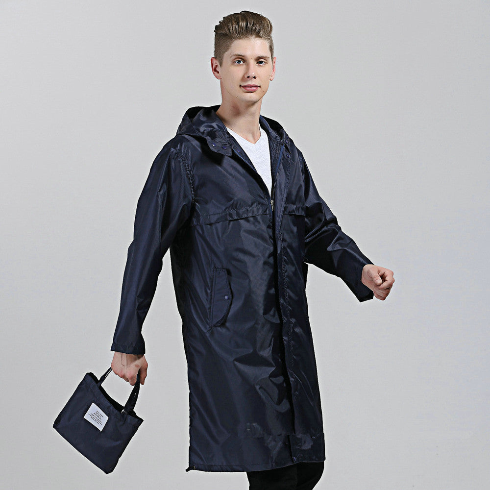 Men's Waterproof Polyester Raincoat